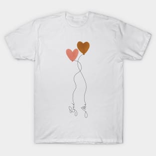 Balloon Hearts - God and Me T-Shirt